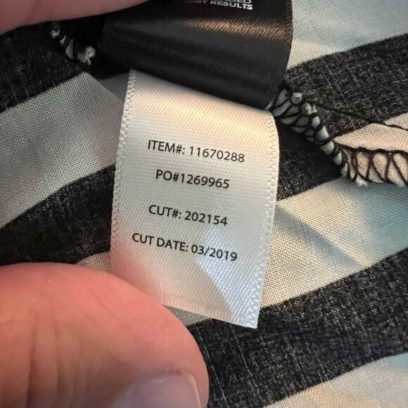 Torrid Mini Cold Shoulder Coverup Dress stripe - Picture 10 of 11